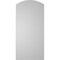 Ekena Millwork Arch Top Surface Mount PVC Gable Vent: Functional, w/ 2"W x 2"P Brickmould Sill Frame, 16"W x 34"H GVPAR16X3403SF - alternate 4